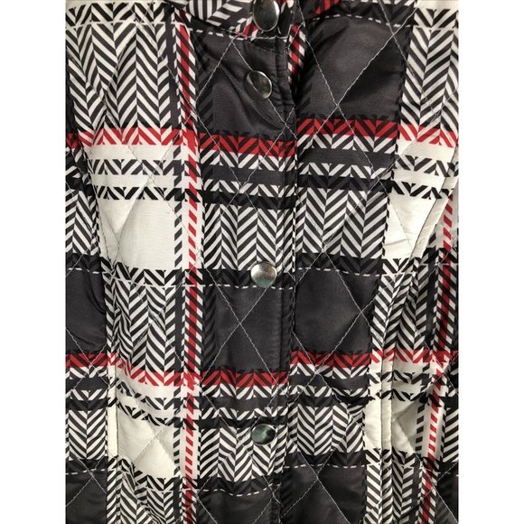 New Direction Woman's Plaid Adult Size Small Vest - Picture 3 of 8